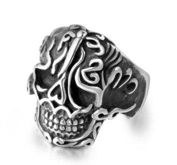 S.steel skull ring