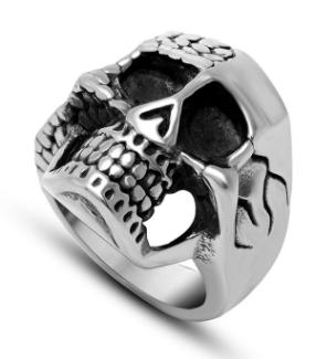 S.steel skull ring