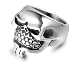 S.steel skull ring