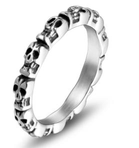 S.steel skull ring