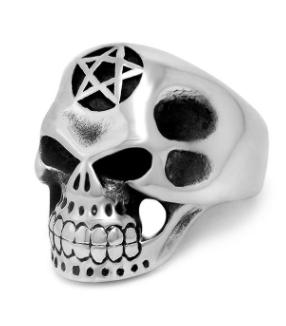 S.steel skull ring