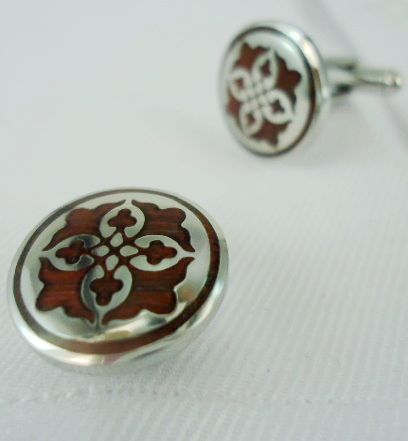 S.steel cufflink
