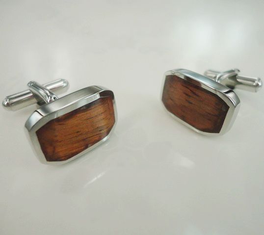 S.steel cufflink